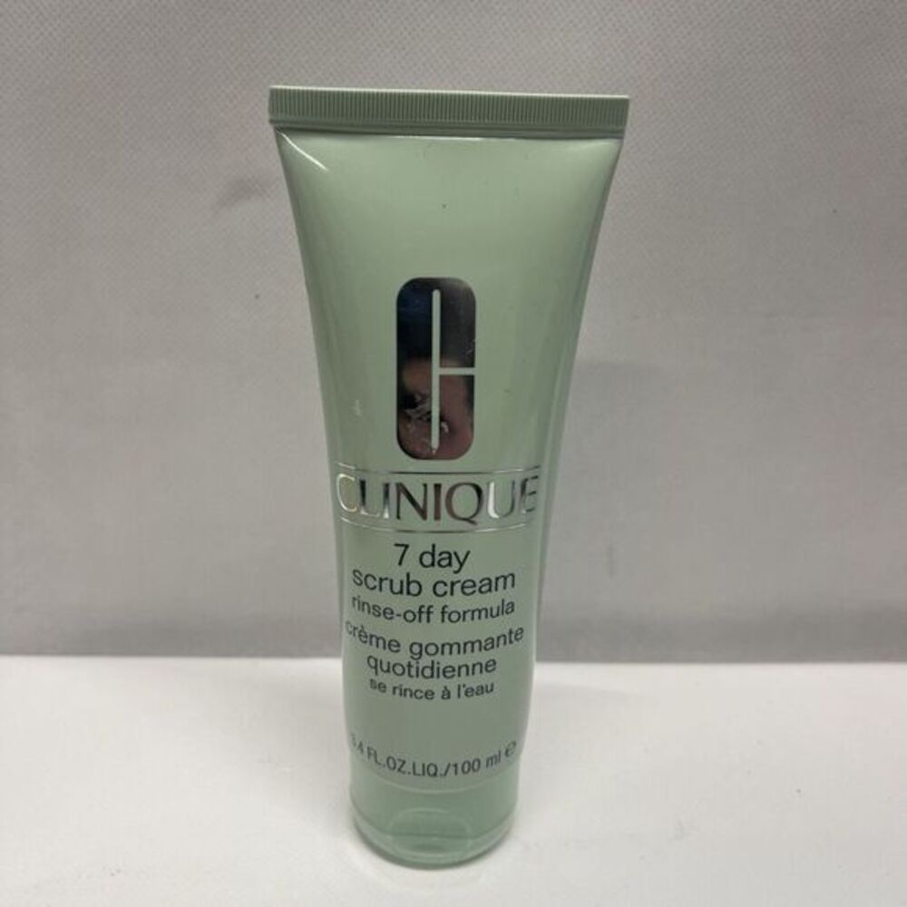 Clinique 7‎ Day Face Scrub Cream Rinse-Off Formula, 3.4 fl oz- NEW